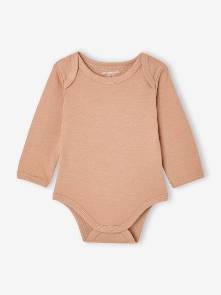 Lot de 3 bodies manches longues bébé noisette 7 - vertbaudet enfant 