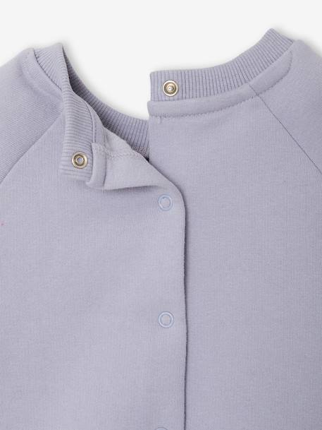 Sweat bébé ouverture dos bleu ciel 4 - vertbaudet enfant 
