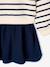 Robe fille 2 en 1 molleton et gaze de coton anthracite+marine 9 - vertbaudet enfant 
