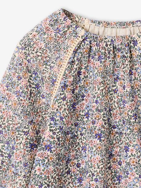 Blouse manches longues fille écru 3 - vertbaudet enfant 