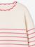 Pull fille manches longues framboise+marine+rose 3 - vertbaudet enfant 