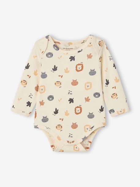 Lot de 3 bodies manches longues bébé noisette 3 - vertbaudet enfant 