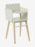 Chaise haute poupon feston en bois FSC® blanc 3 - vertbaudet enfant 