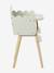 Chaise haute poupon feston en bois FSC® blanc 6 - vertbaudet enfant 