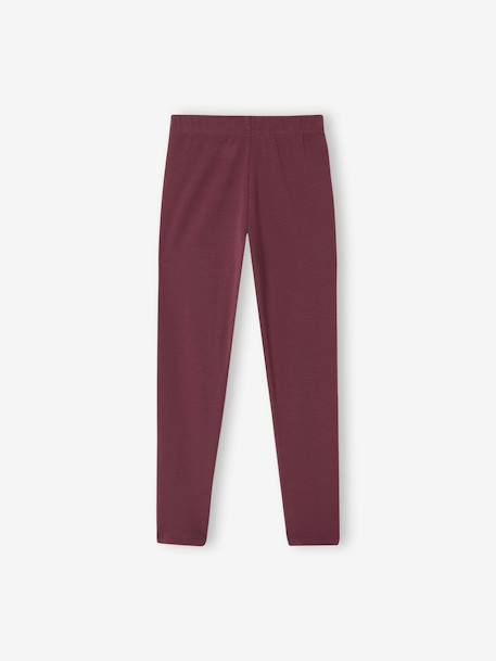 Legging long fille noir+prune 5 - vertbaudet enfant 