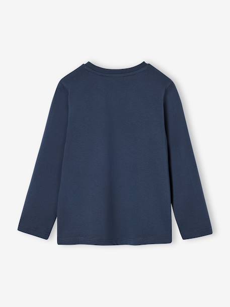 T-shirt manches longues garçon anthracite+blanc+cappuccino+rouge+vert sauge 2 - vertbaudet enfant 