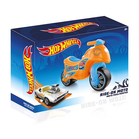 Draisienne Hot Wheels pour enfant Orange bleu 2 - vertbaudet enfant 