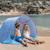Tente de plage enfant pliante polyester Bleu+Rose 3 - vertbaudet enfant 