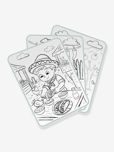 KidyDrawPAD Tablette dessin par décalquage bleu+vert clair 9 - vertbaudet enfant 