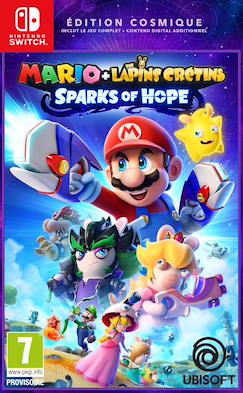 Jouet-Jeux vidéos et jeux d'arcade-Mario et lapins cretins sparks of hope cosmic edition Nintendo switch