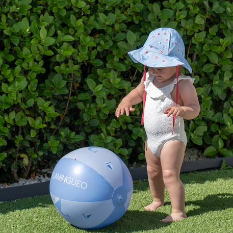 Chapeau enfant en coton protection soleil Bleu 2 - vertbaudet enfant 
