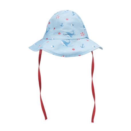 Chapeau enfant en coton protection soleil Bleu 3 - vertbaudet enfant 