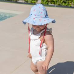 Chapeau enfant en coton protection soleil  - vertbaudet enfant