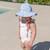 Chapeau enfant en coton protection soleil Bleu 1 - vertbaudet enfant 