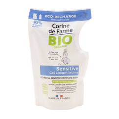 Puériculture-Gel lavant intime femme bio sans parfum eco recharge