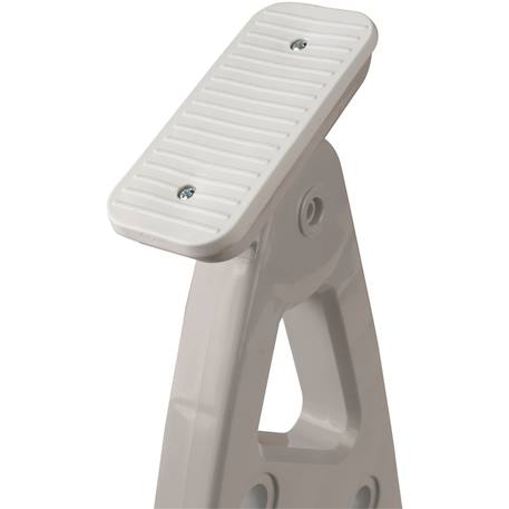 Toilettes d'apprentissage avec échelle pour enfant Blanc et gris 4 - vertbaudet enfant 