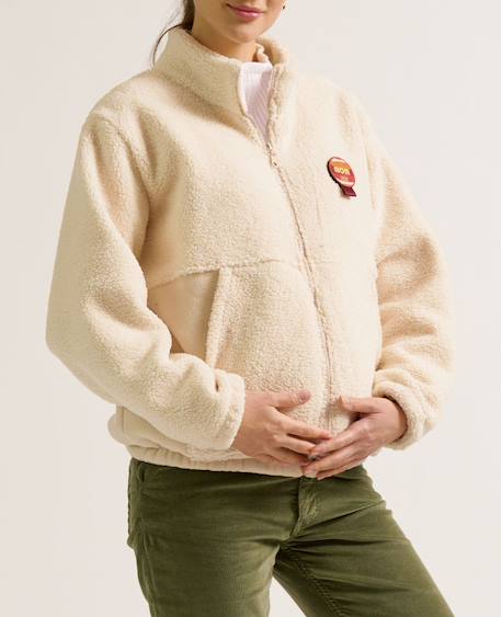 Veste polaire de grossesse et portage sasha Beige 5 - vertbaudet enfant 