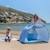 Tente de plage enfant pliante polyester Bleu+Rose 6 - vertbaudet enfant 