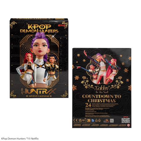 Calendrier de l'avent kpop demon hunters 2026 - kpop demon hunters Noir 5 - vertbaudet enfant 