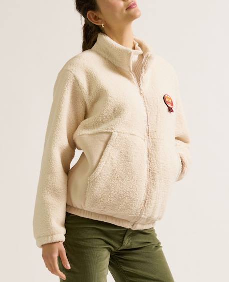 Veste polaire de grossesse et portage sasha Beige 6 - vertbaudet enfant 