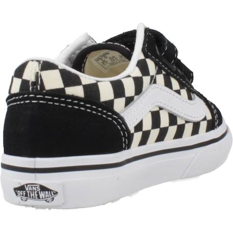 Baskets basses à scratch old skool v – motif damier – bébé Noir 6 - vertbaudet enfant 