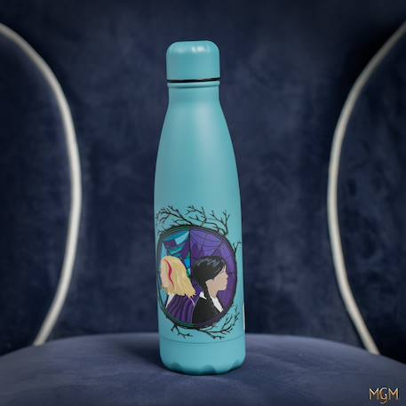Gourde isotherme mercredi et enid - mercredi Bleu 2 - vertbaudet enfant 