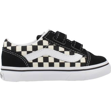 Baskets basses à scratch old skool v – motif damier – bébé Noir 1 - vertbaudet enfant 