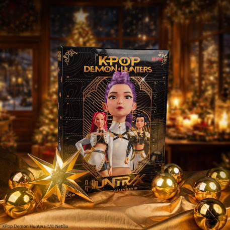 Calendrier de l'avent kpop demon hunters 2026 - kpop demon hunters Noir 2 - vertbaudet enfant 