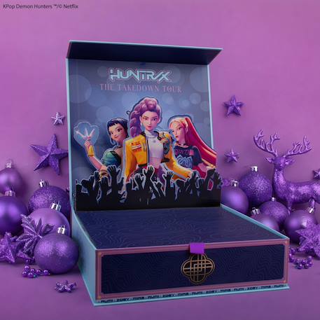 Calendrier de l'avent scène kpop demon hunters 2026 - kpop demon hunters Violet 2 - vertbaudet enfant 