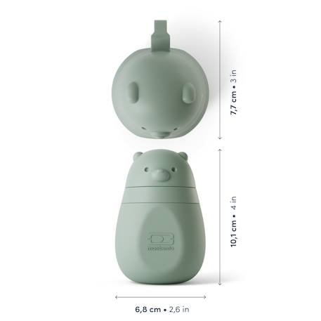 Gourde réutilisable avec tétine en silicone 150ml yummy Bleu infinity+Rose blush+Vert forest 17 - vertbaudet enfant 