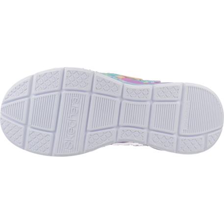 Baskets basses à scratch Bleu blmt+Lvmt levender multi+Violet lvmt 18 - vertbaudet enfant 