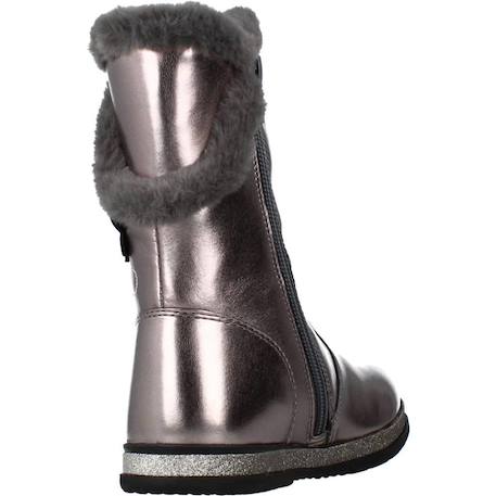 Bottes fille modèle campanella Argent+Bleu 3 - vertbaudet enfant 