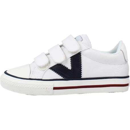 Basket enfant textile Blanc blanco+Bleu marino 2 - vertbaudet enfant 