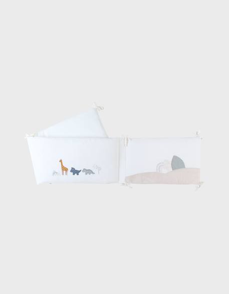 Tour de lit tiga stegi & ops en veloudoux Blanc 3 - vertbaudet enfant 