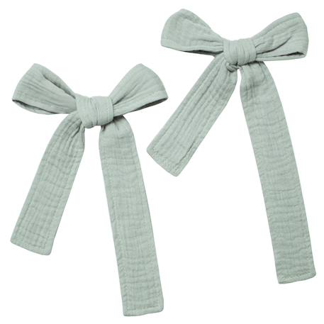 Embrasses attaches à nouer pour ciel de lit cabane Beige+Blanc+Bleu+Camel+Écru+Gris+Rose+Terracotta+Vert de gris 25 - vertbaudet enfant 