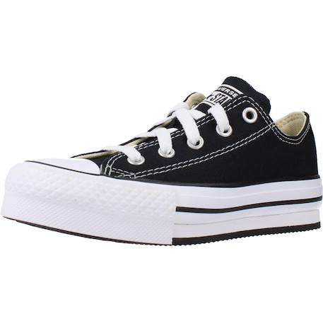 Baskets enfant fille en textile Noir black 4 - vertbaudet enfant 