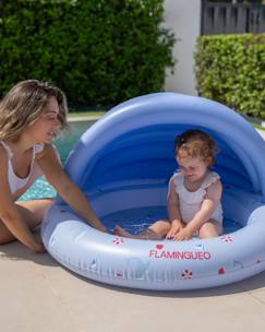 Jouet-Jeux de plein air-Piscine enfant avec auvent protection soleil