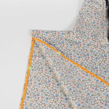 Poncho de plage microfibre bébé spf 50+ summer Blanc+Bleu+Vert 3 - vertbaudet enfant 