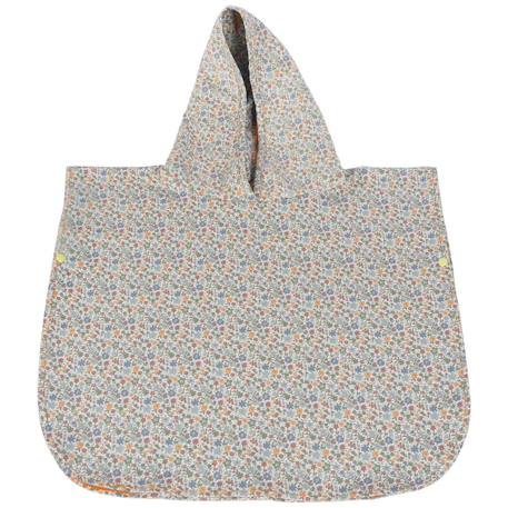 Poncho de plage microfibre bébé spf 50+ summer Blanc+Bleu+Vert 1 - vertbaudet enfant 