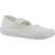 Basket fille textile mercedita Blanc blanco+Rose ballet 5 - vertbaudet enfant 