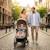 Poussette compacte pliable une main Málaga Beige+Vert 2 - vertbaudet enfant 