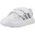 Baskets garçon en textile à scratch court classique Blanc white 4 - vertbaudet enfant 