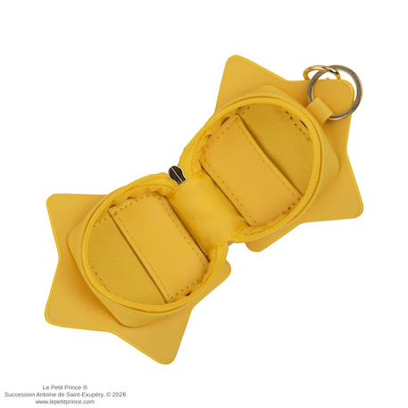 Porte-clés pochette les étoiles sont des guides - le petit prince Jaune 4 - vertbaudet enfant 