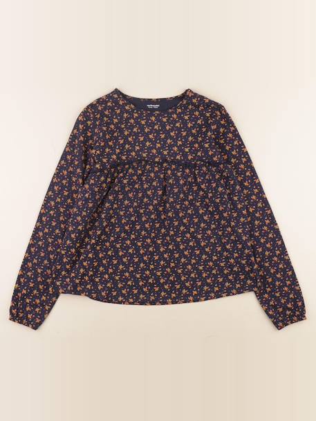 Tee-shirt - 12 ans Bleu, jaune 1 - vertbaudet enfant 