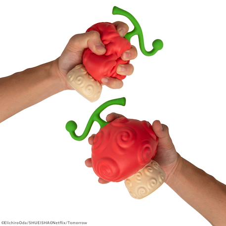 Figurine fruit de l'humain squishy  anti-stress - one piece Rouge 4 - vertbaudet enfant 