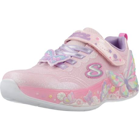 Basket fille synthétique légère et souple Rose+Rose lpmt+Violet 10 - vertbaudet enfant 