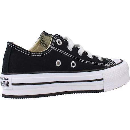 Baskets enfant fille en textile Noir black 3 - vertbaudet enfant 