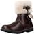 Bottes fille modèle 112301 Bordeaux 4 - vertbaudet enfant 