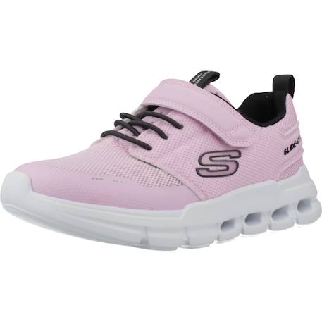 Baskets enfant fille légère souple Bleu nvy+Gris lgy+Noir blk+Rose+Rose ltpk 28 - vertbaudet enfant 