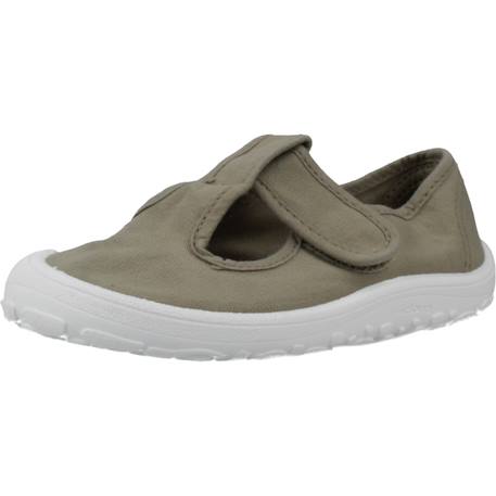 Basket fille textile bosco barefoot Blanc blanco+Bleu atlntc+Bleu marino+Gris hielo+Rose ballet+Vert aloe 34 - vertbaudet enfant 